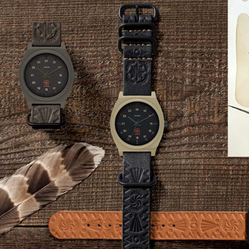 Promotional image for a Nixon collaboration with Taka Hayashi