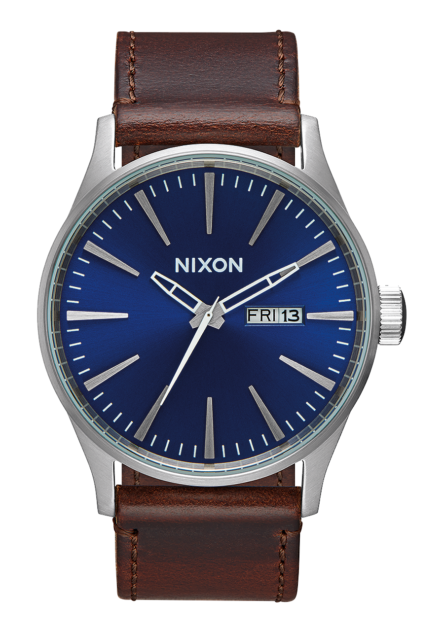 Sentry Leather - Blue / Brown View 1