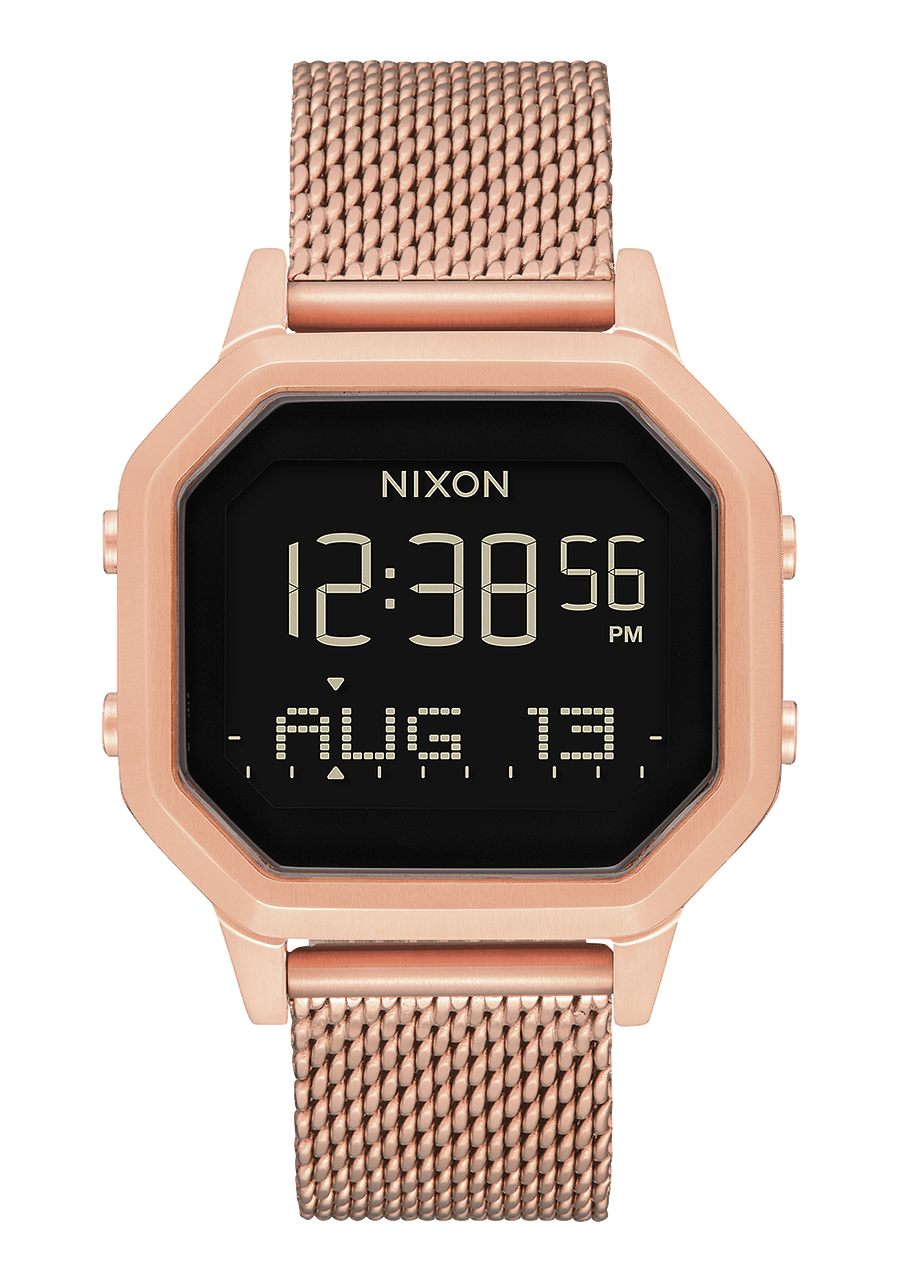 Siren Milanese Watch All Rose Gold Digital – Nixon AU