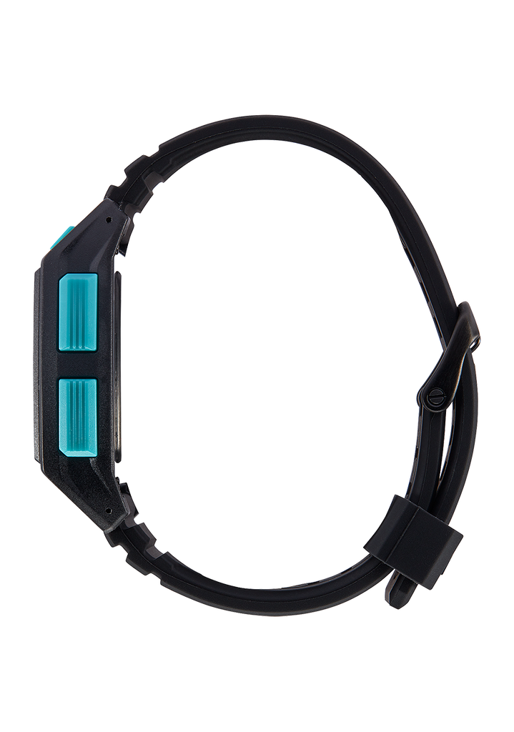 Base Tide Pro Watch All Black / Blue Digital Nixon AU