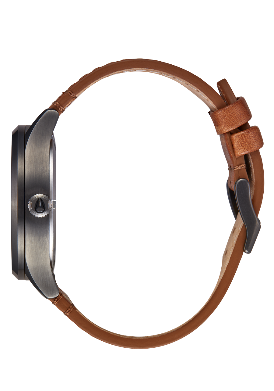 Sentry Solar Leather - Gunmetal View 3