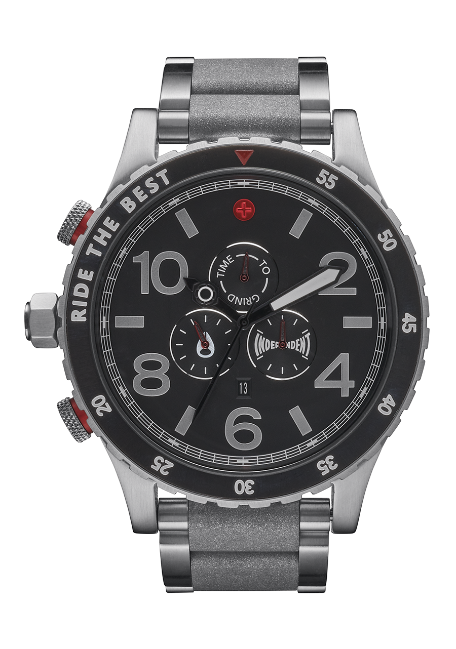 Independent 51-30 Chrono Watch Silver Men's Stainless Steel