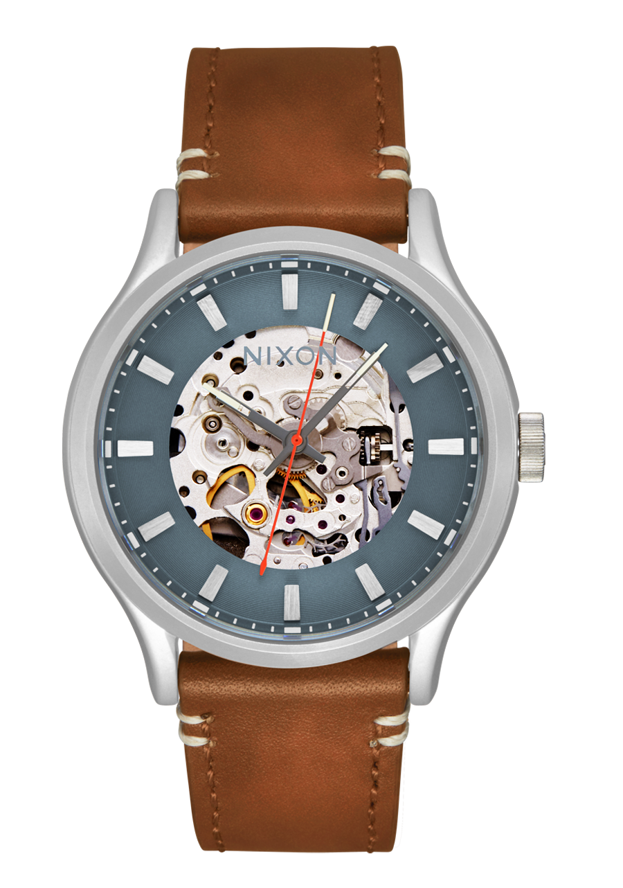 Spectra Leather - Lt Gunmetal / Basalt / Sienna View 1