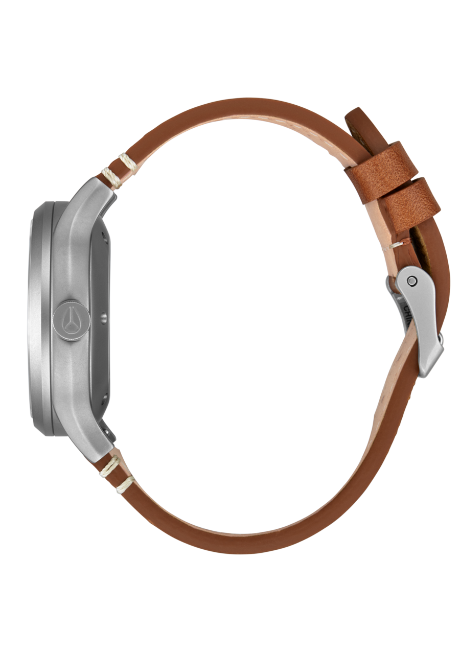 Spectra Leather - Lt Gunmetal / Basalt / Sienna View 3