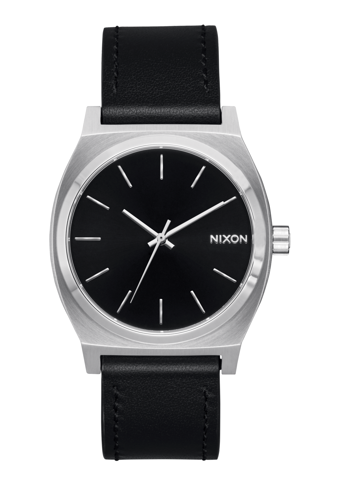 Time Teller Leather - Silver / Black View 1