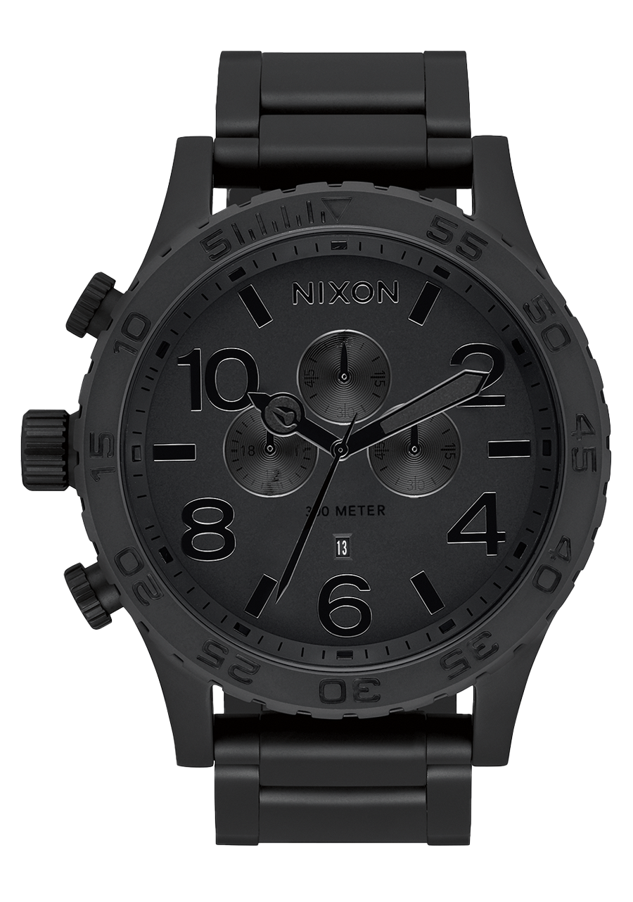 51 30 Chrono Watch All Matte Black Black Men s Stainless Steel Nixon AU