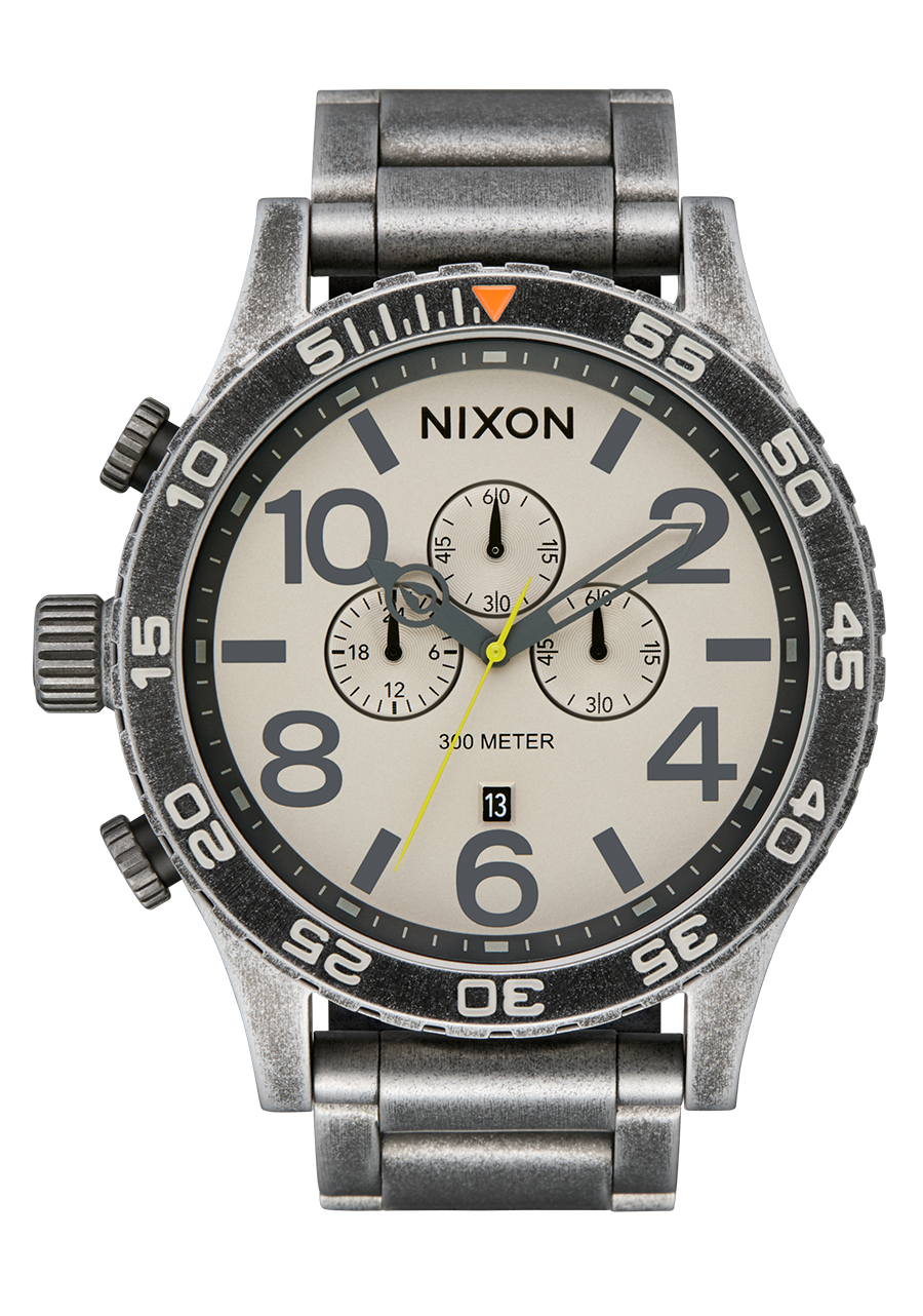 51-30 Chrono Watch | Antique Silver / Pumice | Men