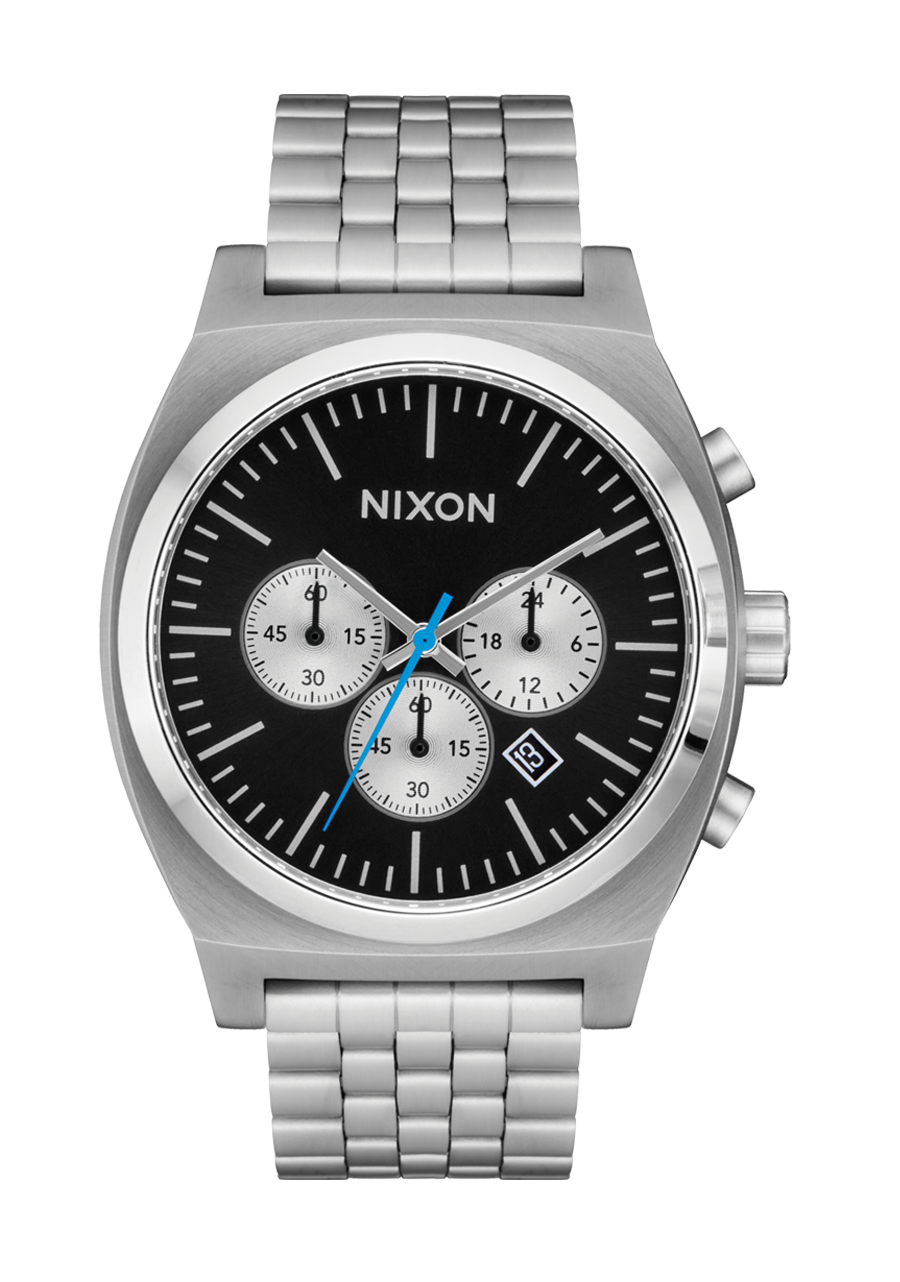 Time Teller Chrono Watch | Chrome / Black / Chrome Sunray 
