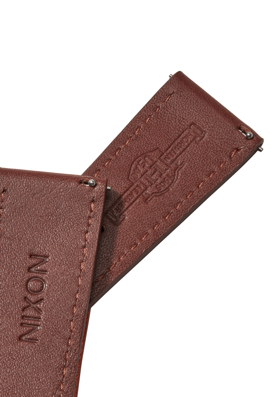 20mm Horween Leather Band - Brown View 4