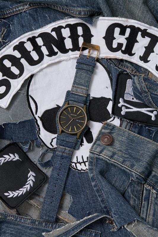 Krist Novoselic jacket turned into a Nixon watch
