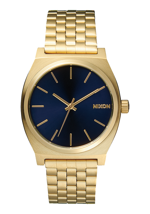 Gold watch clearance blue dial