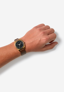 Time Teller - Brass / Black / Brown View 5