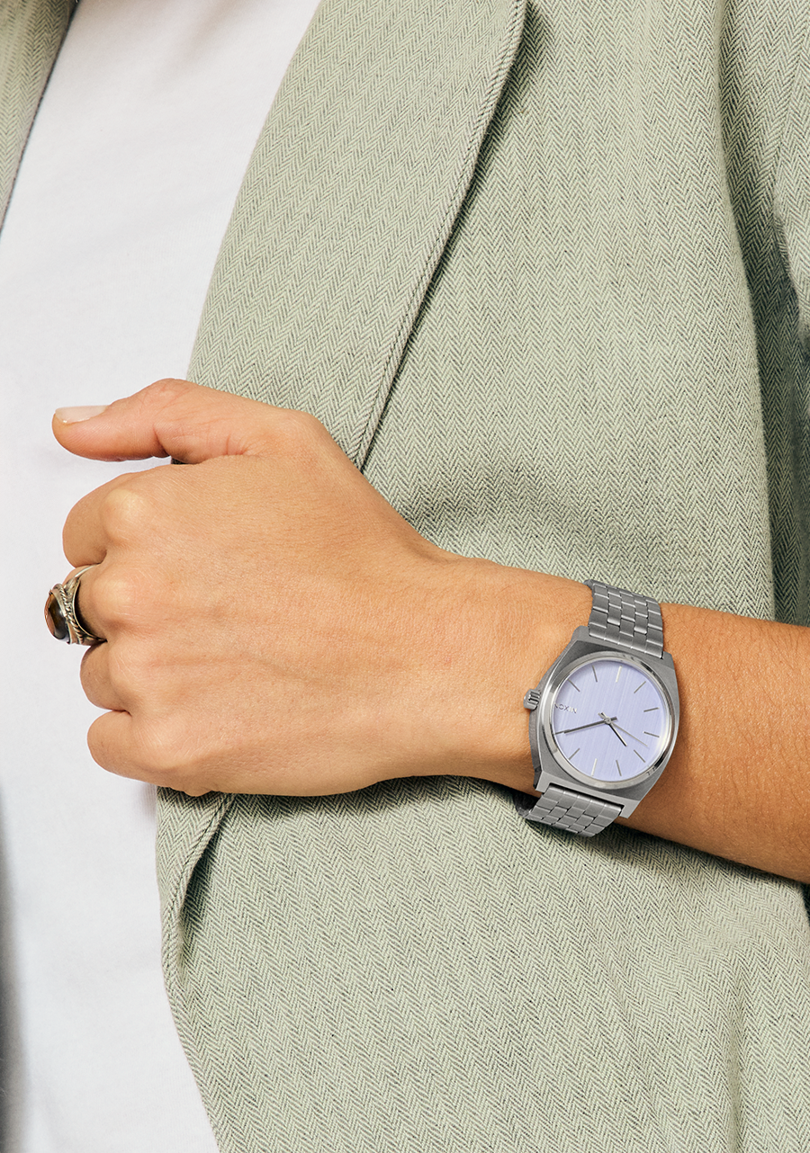 Time Teller - Silver / Lavender View 10