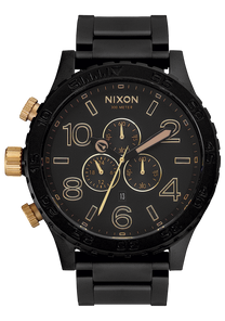 51-30 Chrono - Matte Black / Gold View 1
