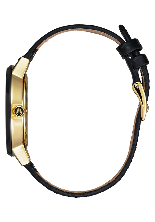 Kensington Leather - Gold / Black / White