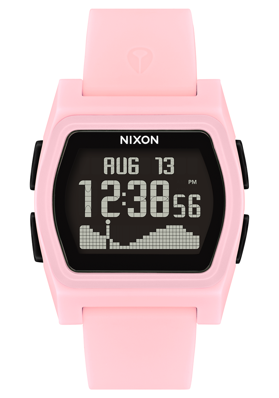 Rival Watch Pink Black Digital Nixon AU