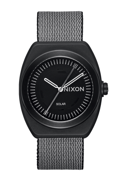 Light-Wave Watch | All Black | Solar-Powered & Eco-Friendly