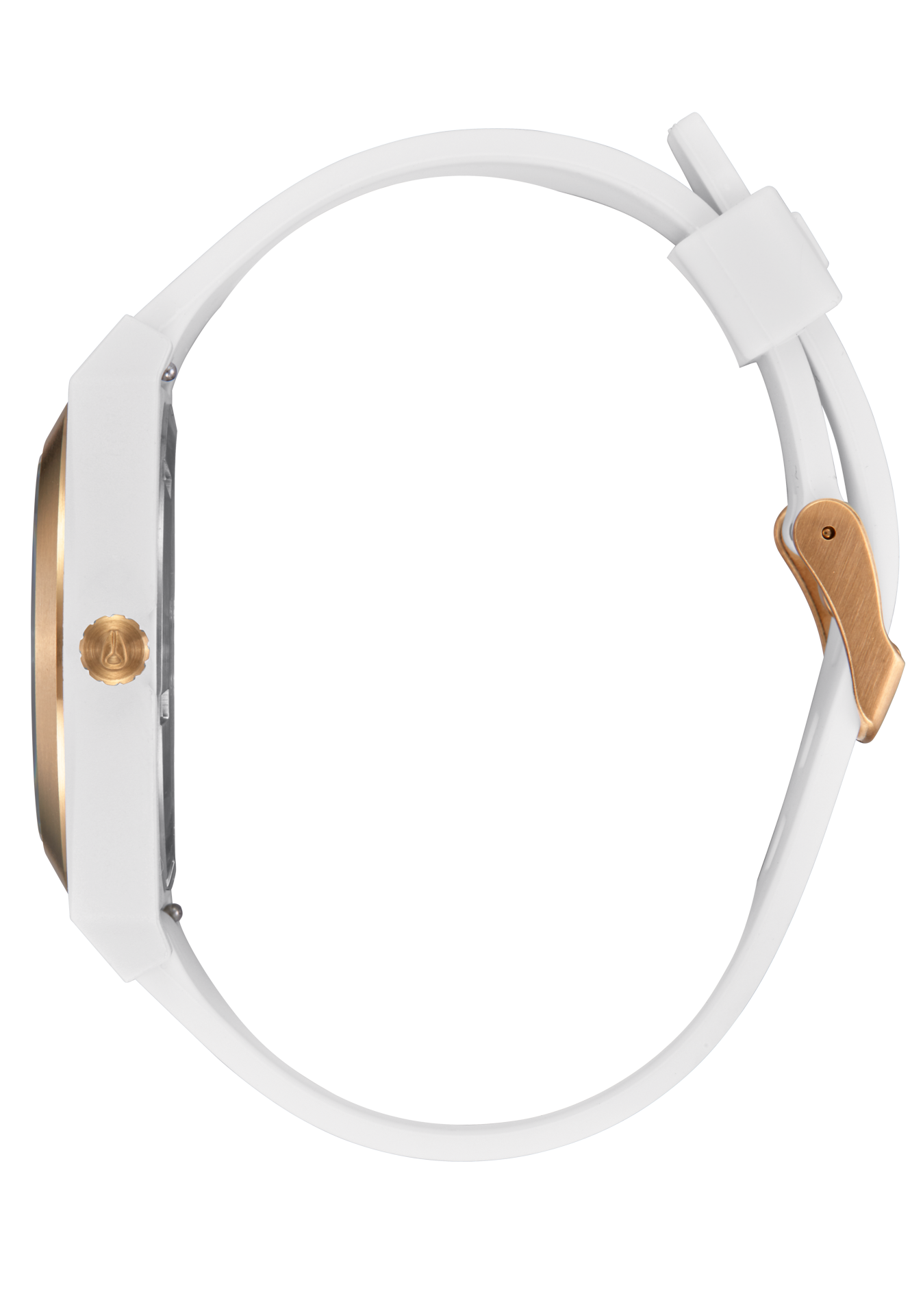 Time Teller OPP - White / Matte Gold View 3