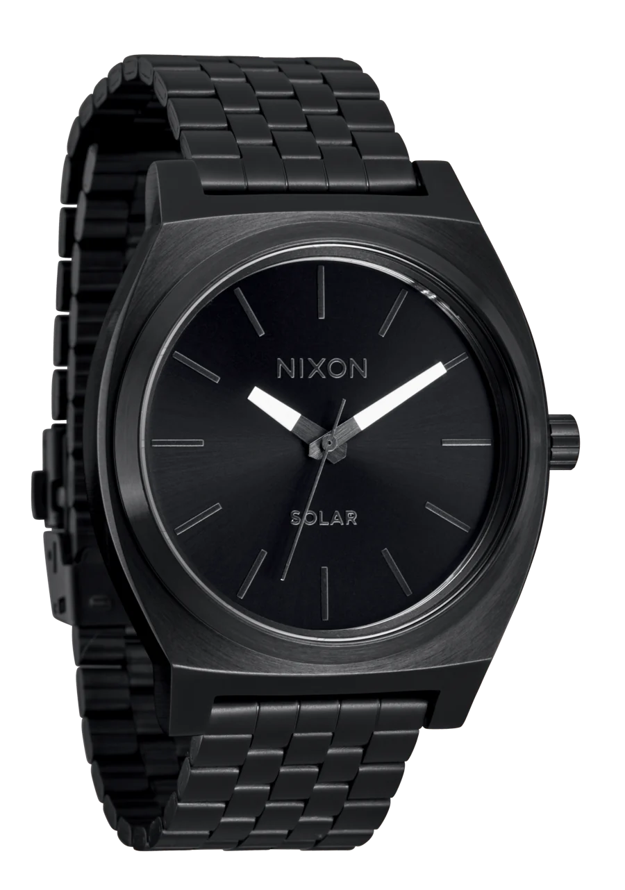 Black Nixon Time Teller Solar