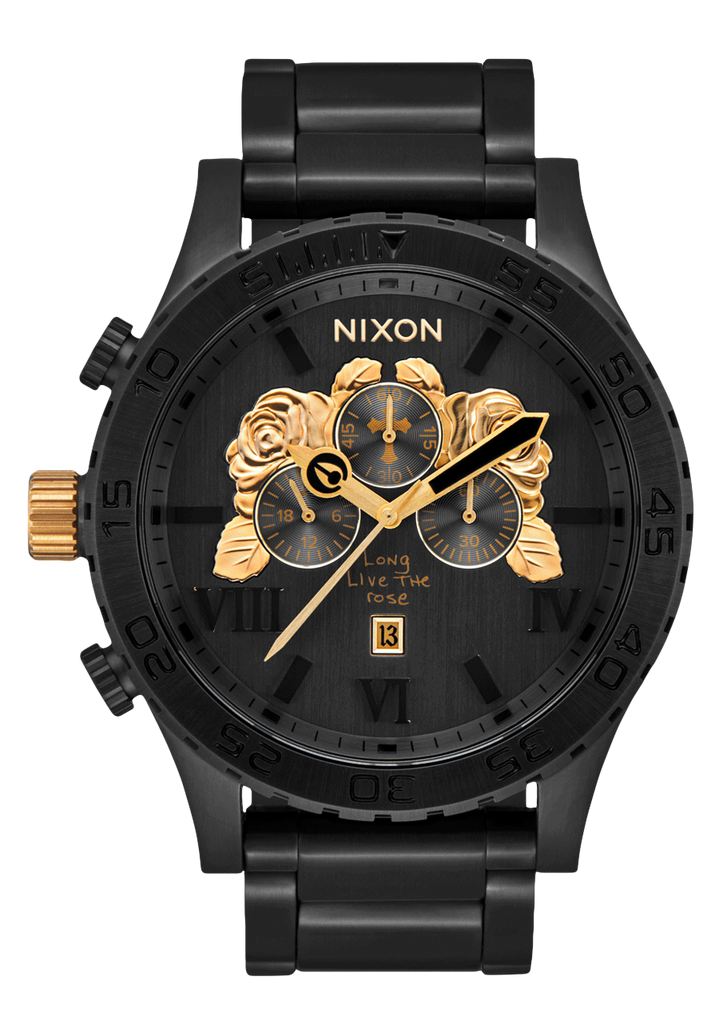 51-30 2PAC Collab Watch | Black / Gold | 2PAC Wristwatch – Nixon AU