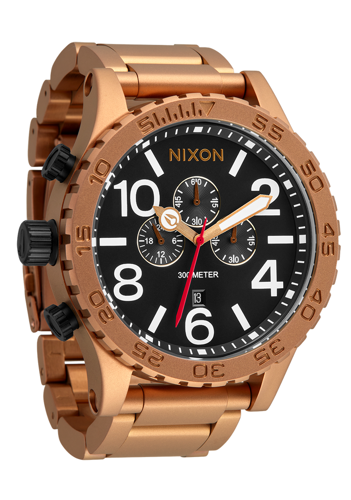 51-30 Chrono Watch | Bronze / Black | Men's Stainless Steel – Nixon AU