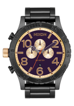 51-30 Chrono Watch | Matte Black / Gold | Men's Stainless 51-30 Chrono Watch | Matte Black / Gold | Men's Stainless