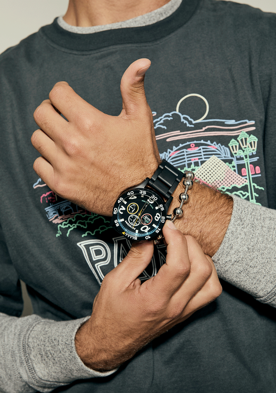 Fisheye 51-30 Chrono Watch | Fisheye / Super Black / Black Fisheye 51-30 Chrono Watch | Fisheye / Super Black / Black