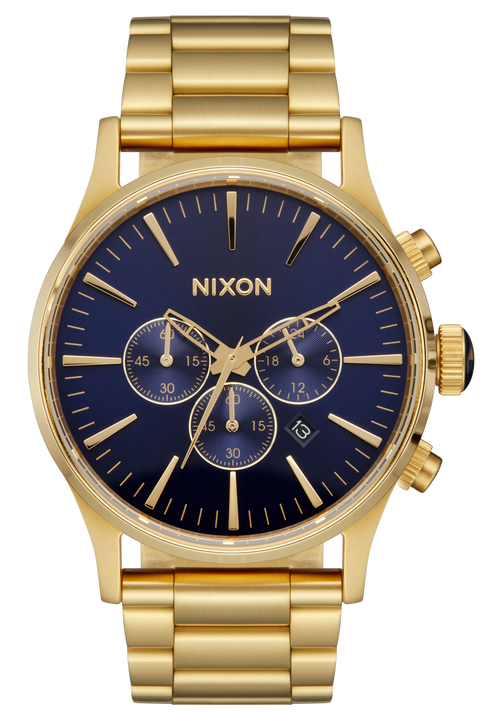 Sentry Chrono - Gold / Blue Sunray