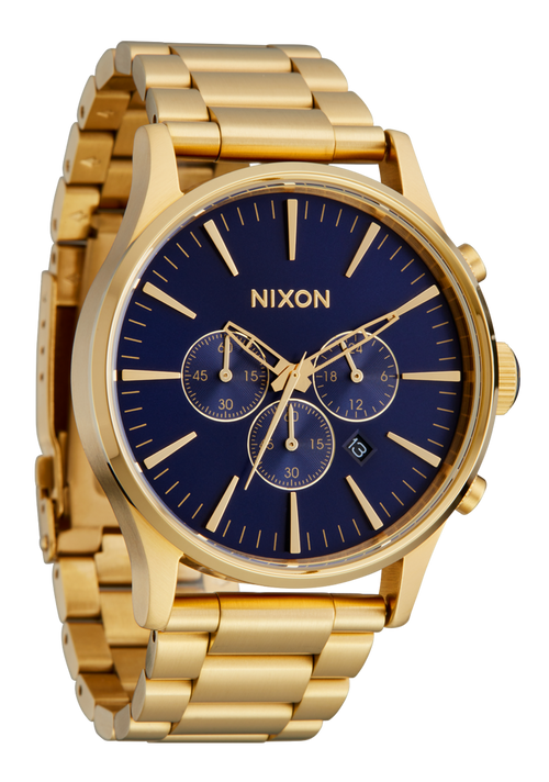 Sentry Chrono - Gold / Blue Sunray