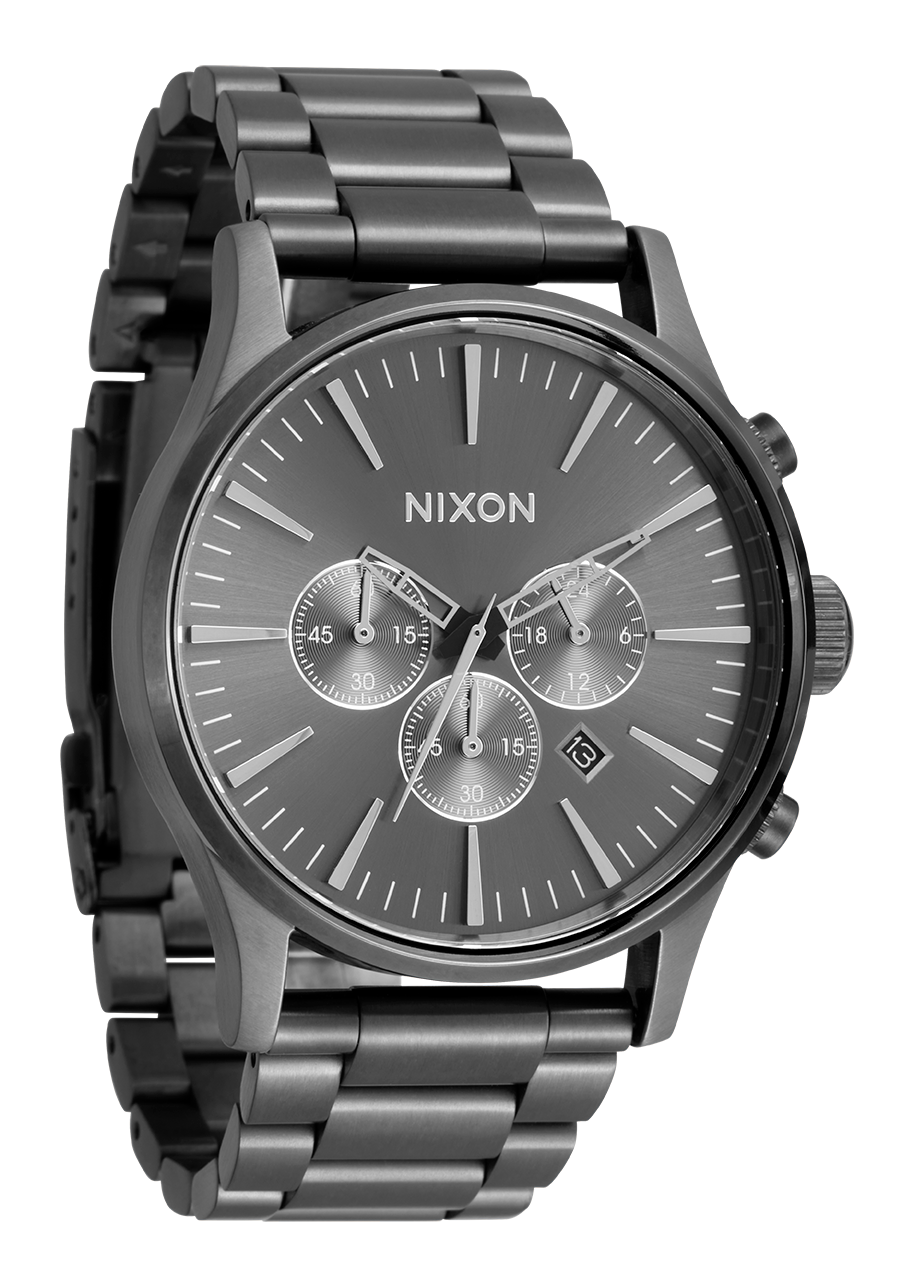 Nixon sentry chrono gunmetal best sale