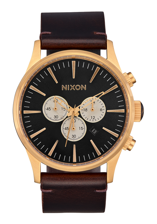 Tan leather band men's watch online