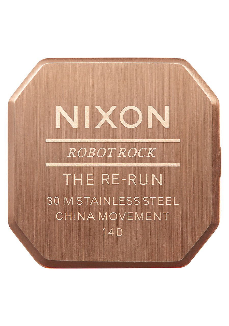 Nixon rerun rose gold hotsell