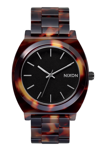 NIXON // THE TIME TELLER ACETATE ☆べっ甲柄 Time Teller Acetate Watch | Tortoise | Unisex Acetate – Nixon AU