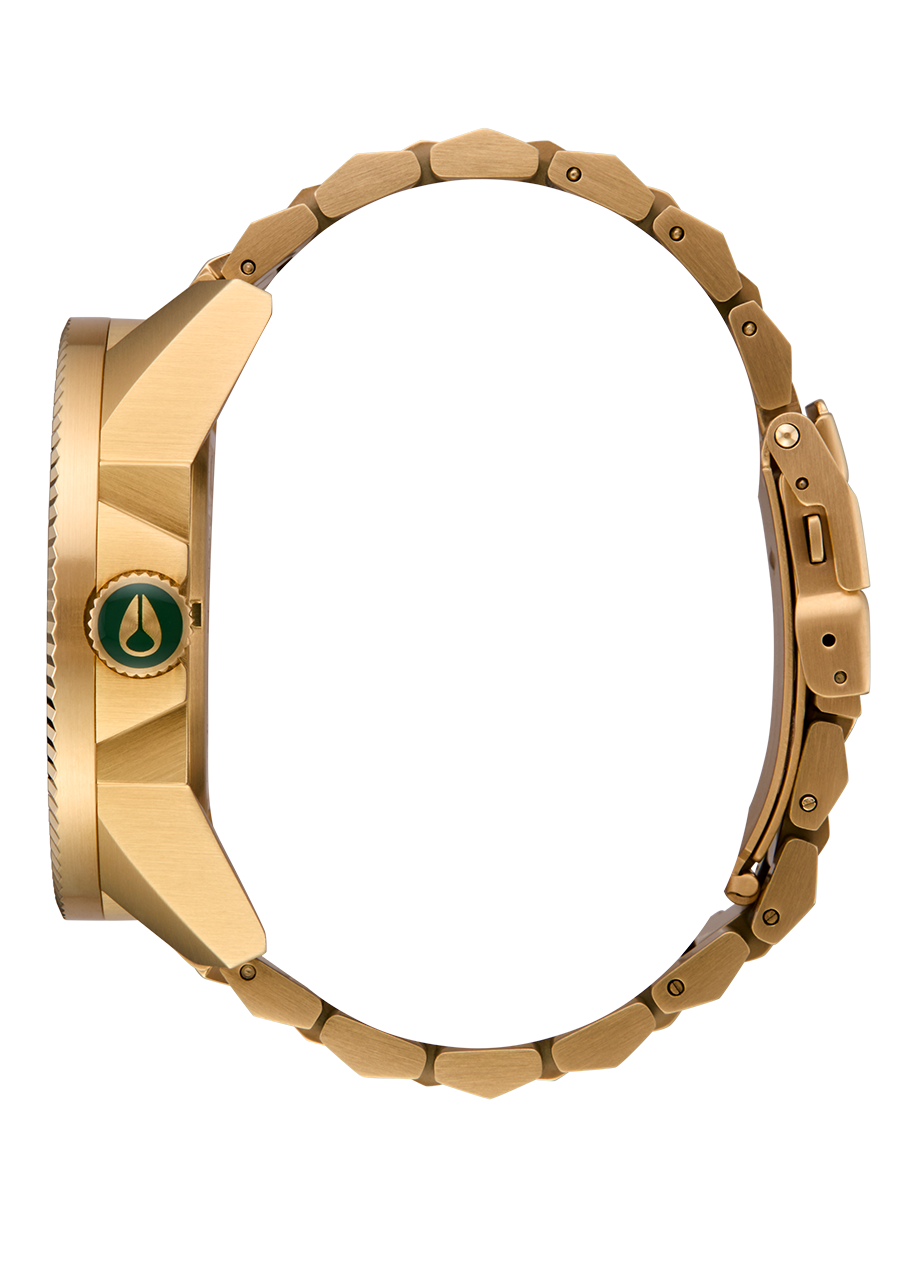 Corporal Stainless Steel - All Gold / Green Sunray View 3