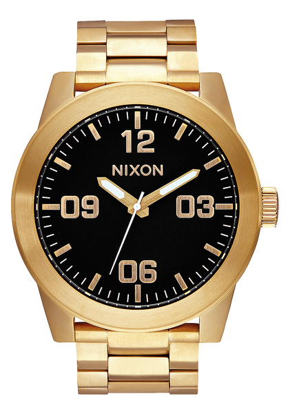 Sentry Stainless Steel Watch | All Gold / Black | Men's