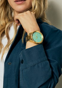 Corporal Stainless Steel - Gold / Turquoise / Gold View 9