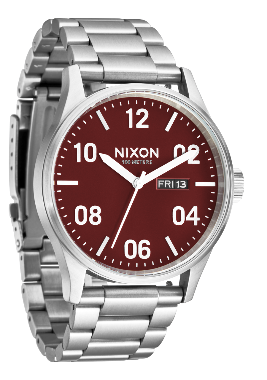 Nixon burgundy outlet watch