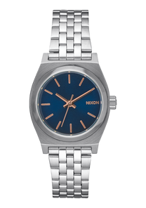 Small Time Teller - Navy / Rose Gold View 1