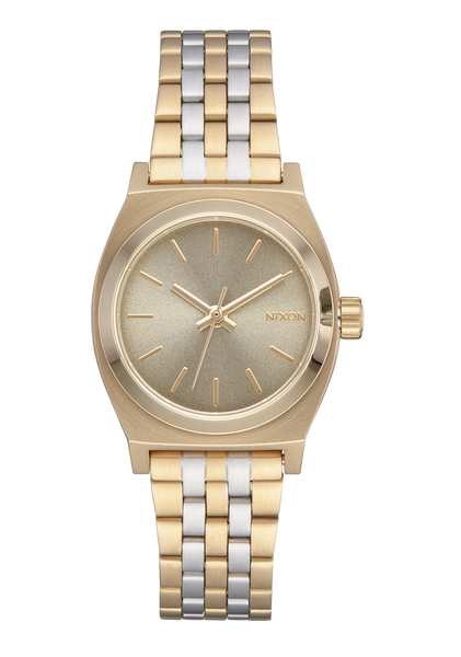 Nixon small time discount teller rose gold