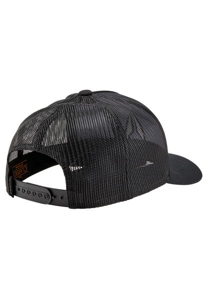 Iconed Trucker Hat - Black / Black View 2