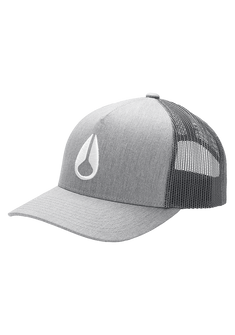 Iconed Trucker Hat - Heather Gray