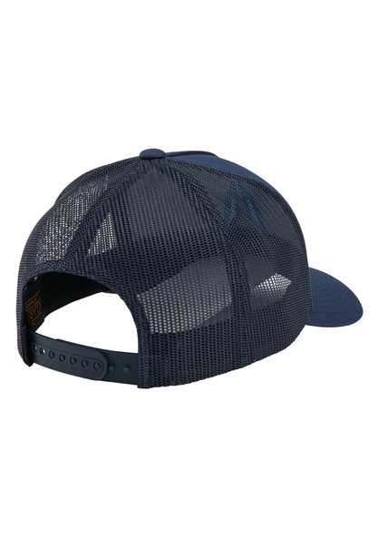 Iconed Trucker Hat - Navy / Blue View 2