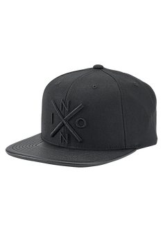 Exchange Snapback Hat - All Black / Black