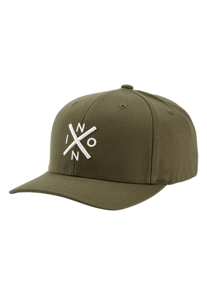 Exchange Flexfit Hat - Olive / Taupe View 1