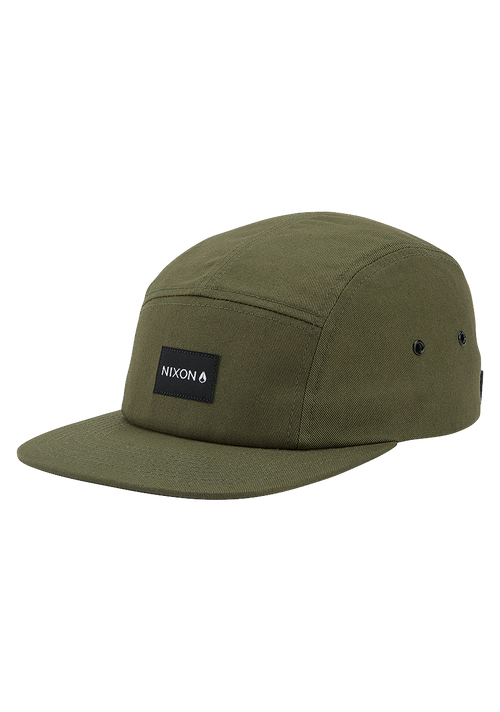 Mikey 5 Panel Hat - Olive