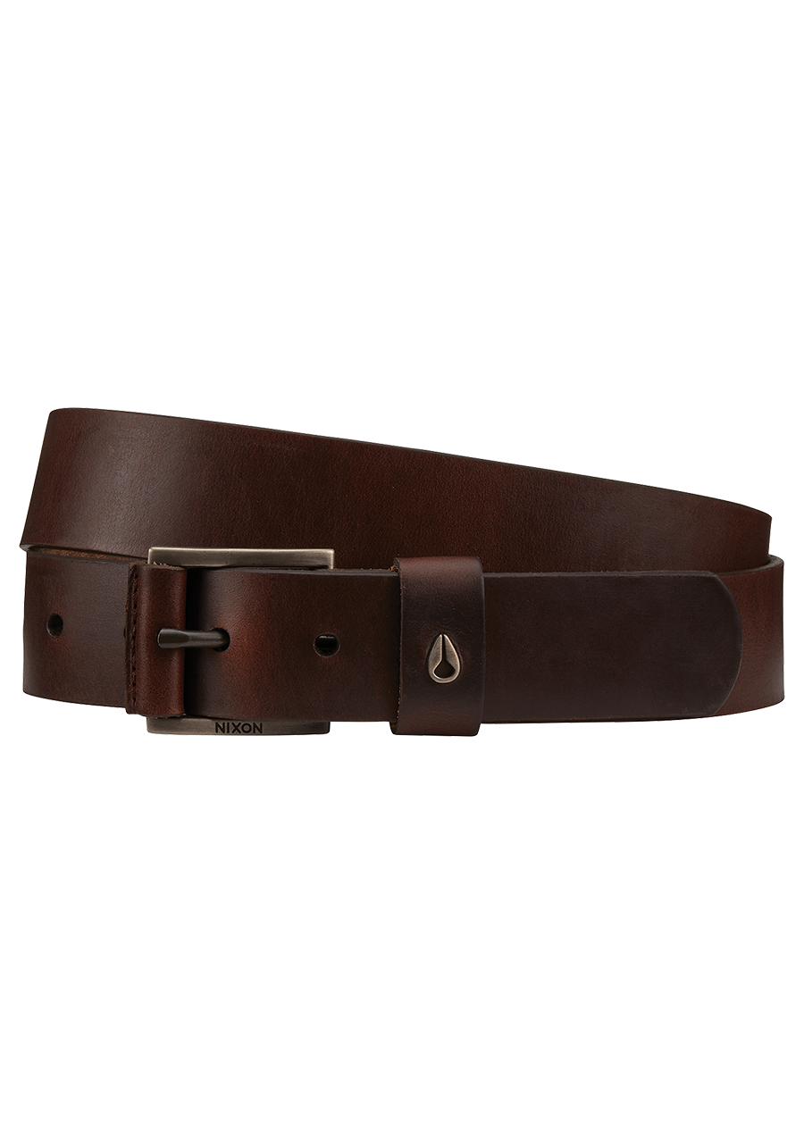 Americana Leather Belt - Dark Brown