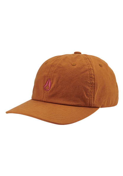 Agent Strapback Hat - Brown / Orchid View 1