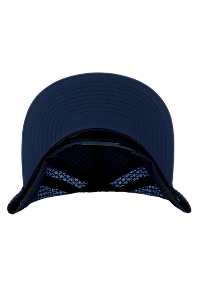 Frothy Snapback Hat - Midnight Blue / Dark Yellow View 4