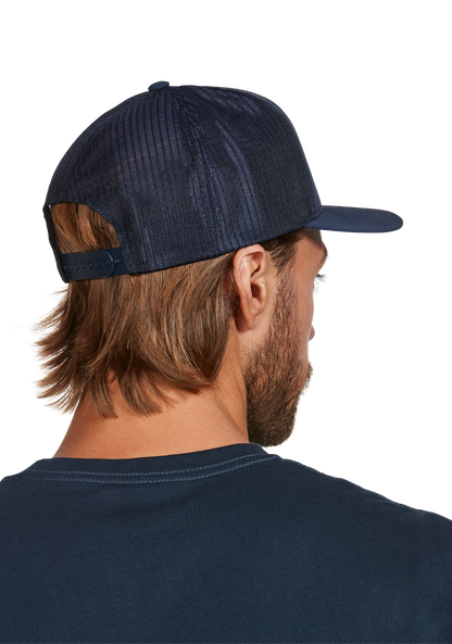 Frothy Snapback Hat - Midnight Blue / Dark Yellow View 7