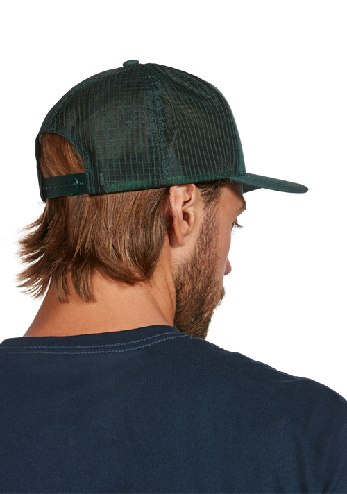 Frothy Snapback Hat - Sage / Orange